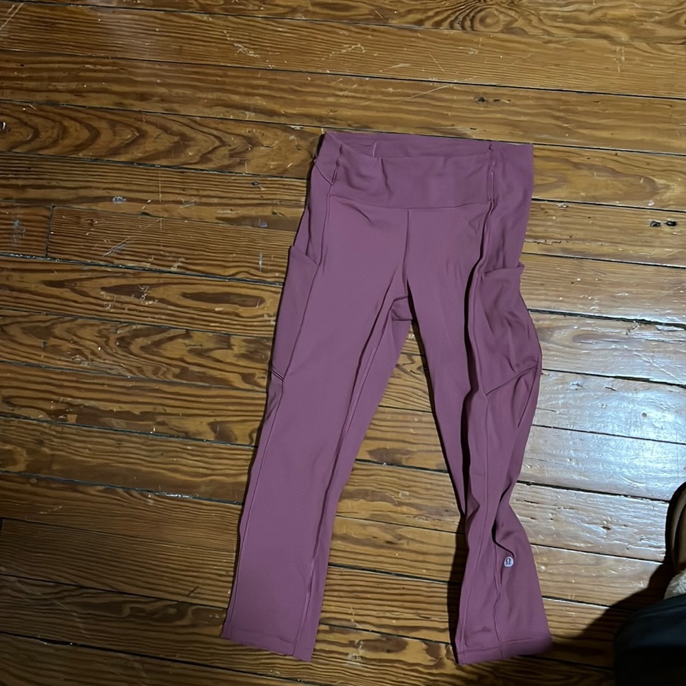 pink lululemon leggings
